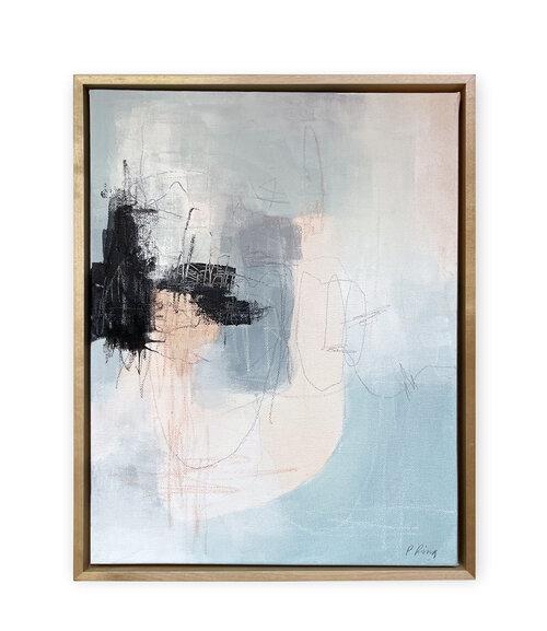 Beach Glass, 11" X 14" Painting P. Ring