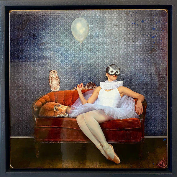 Birds of a Feather, 16"x 16" Artwork Morgan Jones