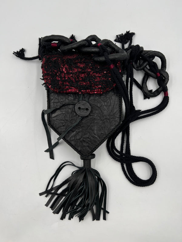 Black and red bag Merchandise Leyla Kashani