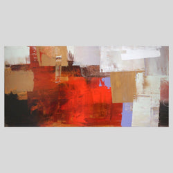 "Broken Stairway," 30" x 60" Painting Peter Colbert