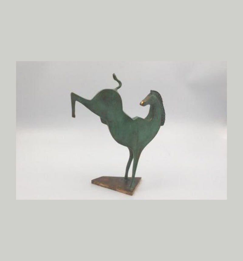 Bronze Horse, 10" x 8" x 5" Sculpture S. Adham