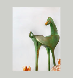 Bronze Horse, 12" x 7" x 5" Sculpture S. Adham