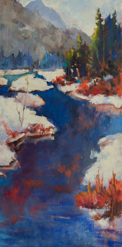 "Candence," 30" x 15" Painting Sharon Williams