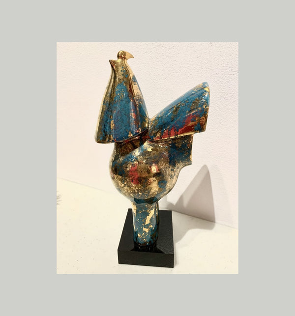 Ceramic Rooster, 15" x 5" x 6" Craft Arta Gallery Shop