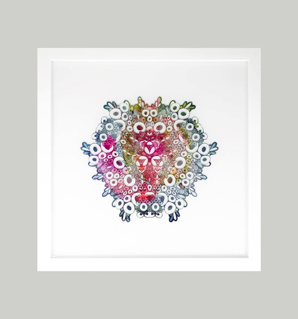 Could It Be, 24" x 24" Mixed Media Emily Carriere