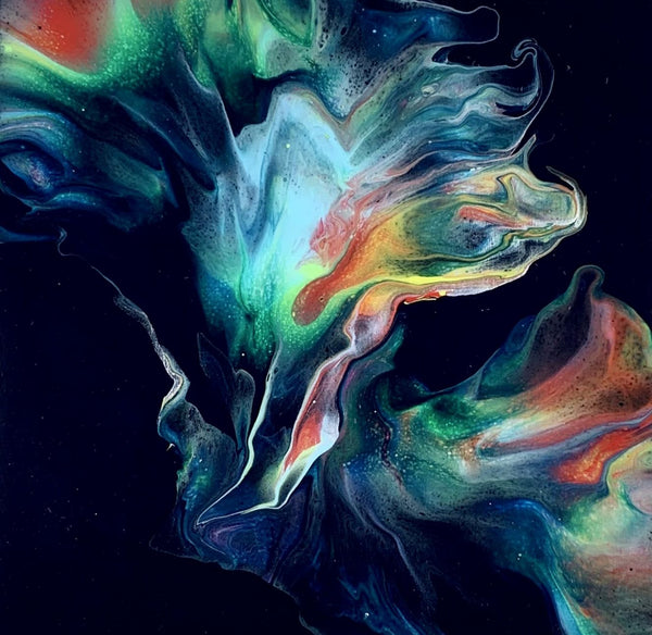 Dancing with the Wind, 6" x 6" Painting Wendy Mataija