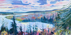 Daybreak, 36" x 72" Painting Natasha Lehman