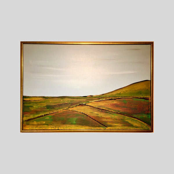 Early May Field, 37" x 26" Painting Michael Black