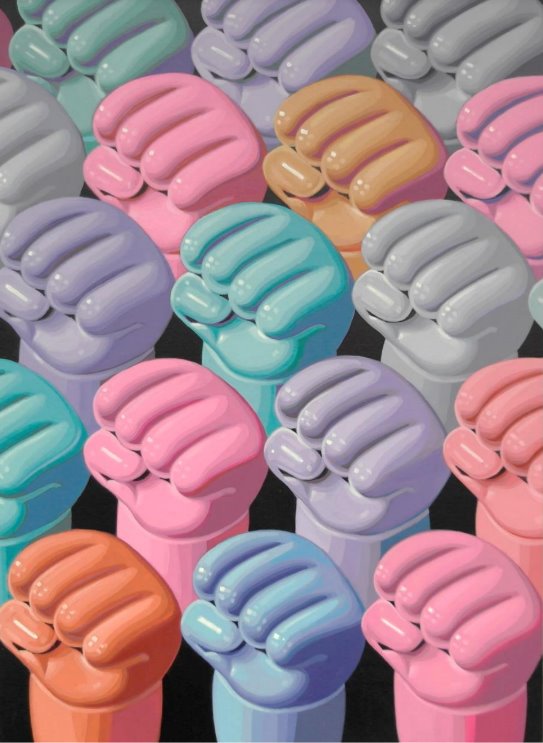 "Faith is the Reality of the Invisible," 29" x 21" Painting D. Kim