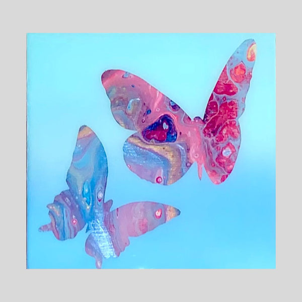 Floating 1, 6" x 6" Painting Wendy Mataija