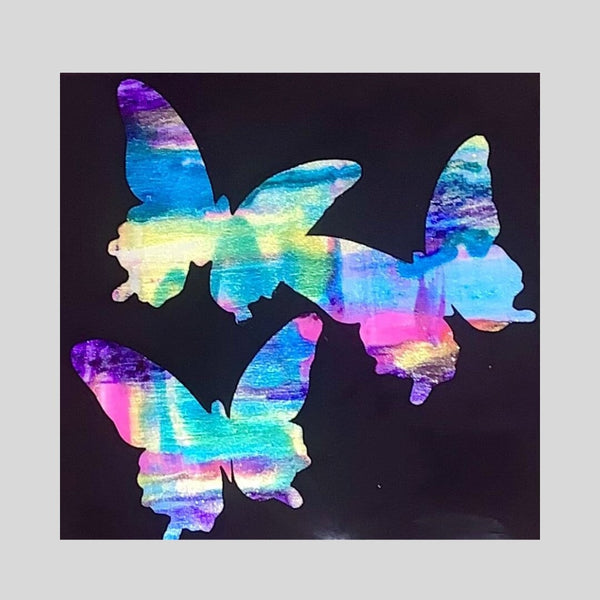 Floating 4, 6" x 6" Painting Wendy Mataija