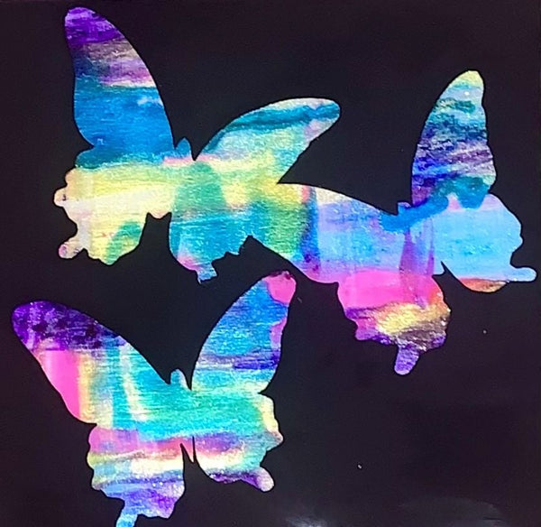 Floating 4, 6" x 6" Painting Wendy Mataija