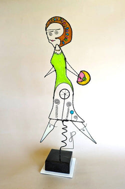 I Am A Spring Kind of Girl, 21" x 8.5" x 4.5" Artwork James Paterson