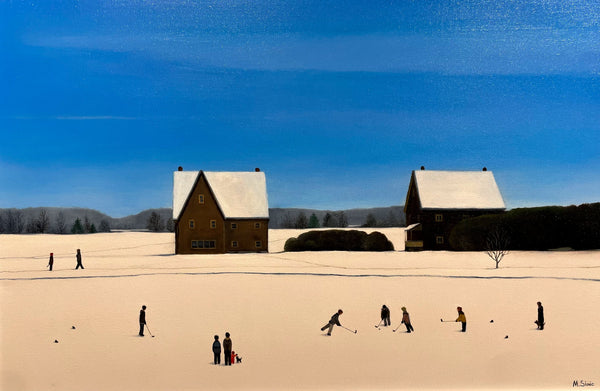 I Came First, 24" X 36" Painting M. Simic