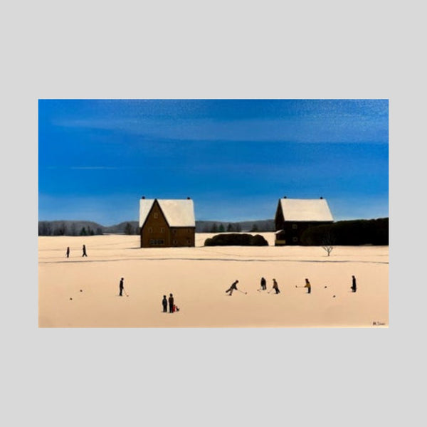 I Came First, 24" X 36" Painting M. Simic