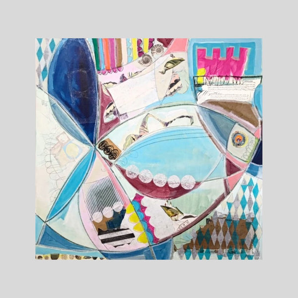 LE PËCHEUR DE PERLES, 36" x 36" Painting Chantal Poirier