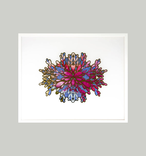 Let It Flow, 27" x 22" Mixed Media Emily Carriere