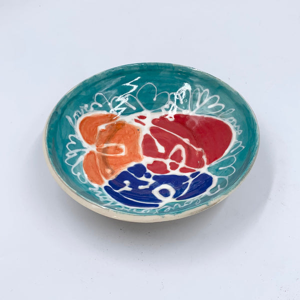 Love Love Love, 7.5" x 7.5" x 2" Sculpture M. Freedman