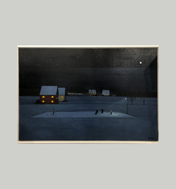 M. Simic, Star Game 25" x 37" Painting M. Simic