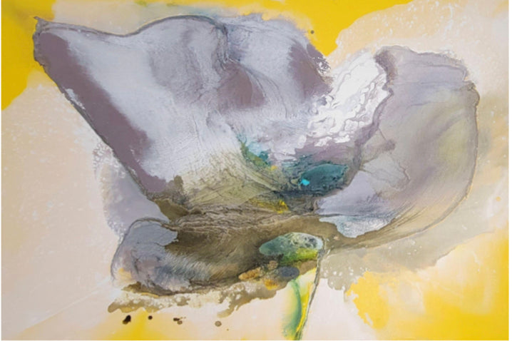 "Mellow Yellow," 36" x 60" Painting Leah Hicks
