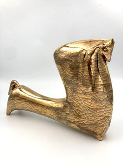 Modern Horse (Gold), 11" x 16" x 3" Sculpture G. Gallery