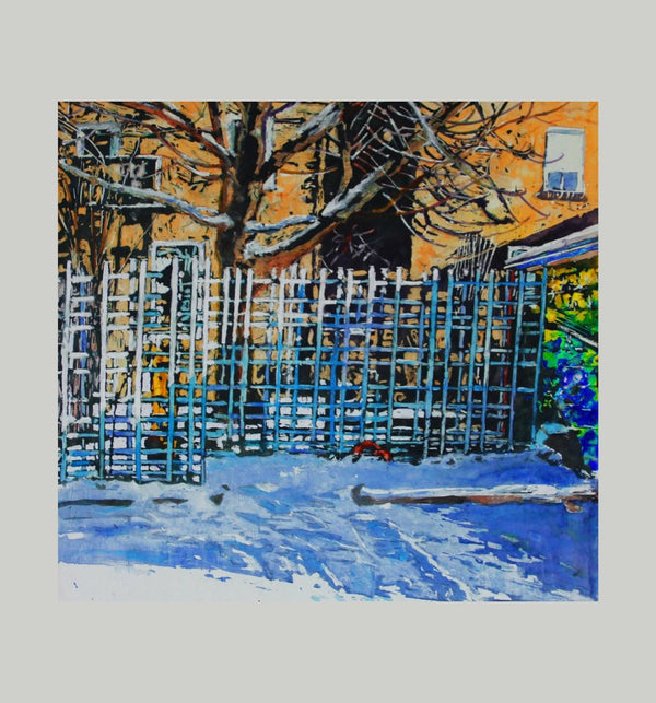 Monday Morning, 20" x 18" Painting M. Zarowsky