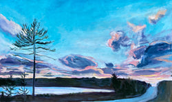 Nightfall, 36" x 60" Painting Natasha Lehman