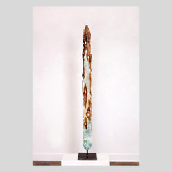 "Obelisk, Surfacing" 65"x 9" Sculpture Liz Dalton