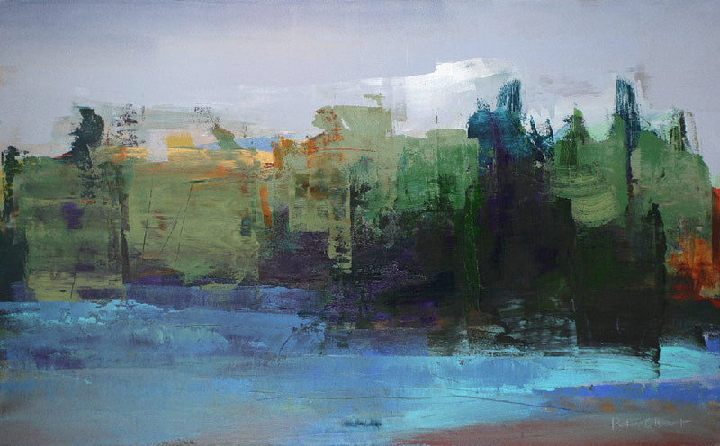"October Brook," 30" x 48" Painting Peter Colbert