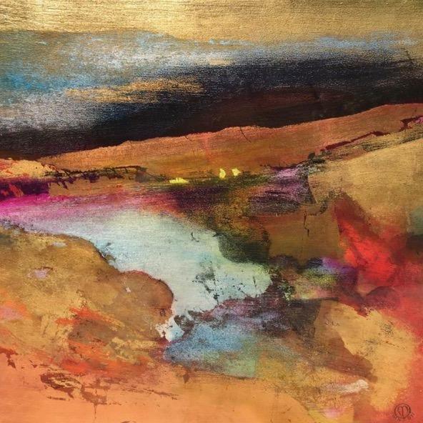 Overflow, 24" x 24" Painting M. Hanson