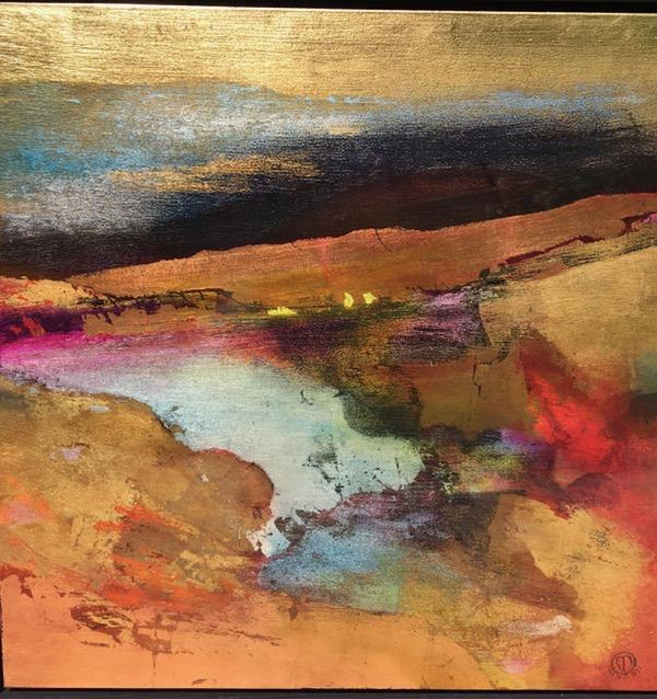 Overflow, 24" x 24" Painting M. Hanson