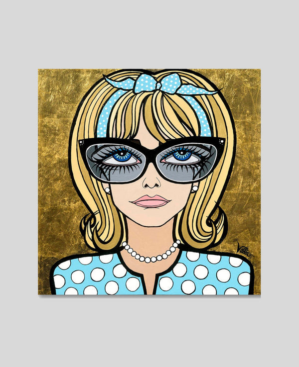 Peggy Sue, 24" x 24" Painting M. Vella