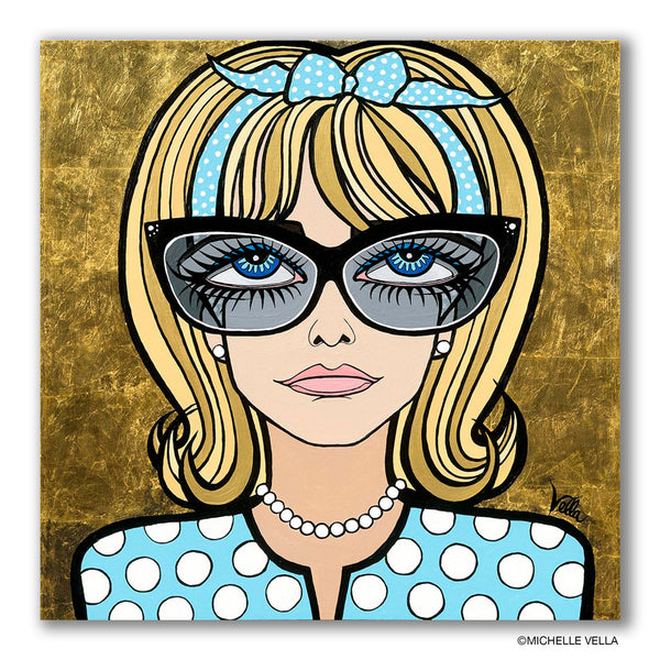 Peggy Sue, 24" x 24" Painting M. Vella