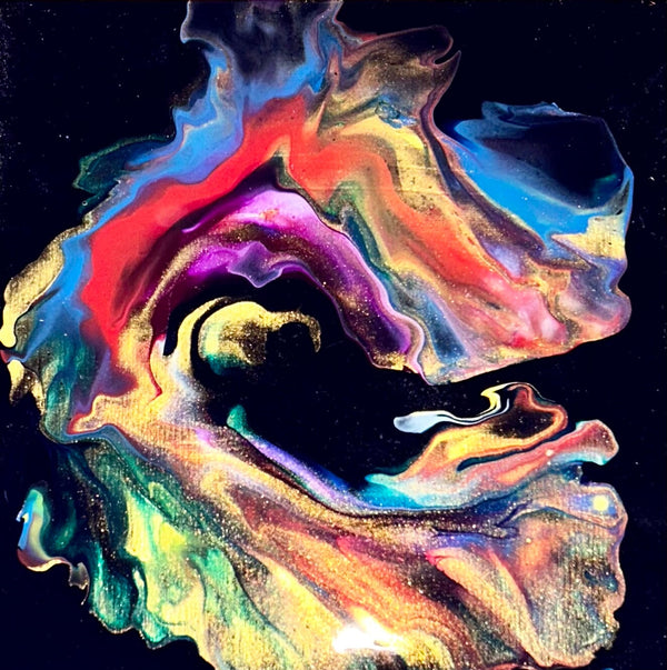 Rainbow Concerts, 6" x 6" Painting Wendy Mataija