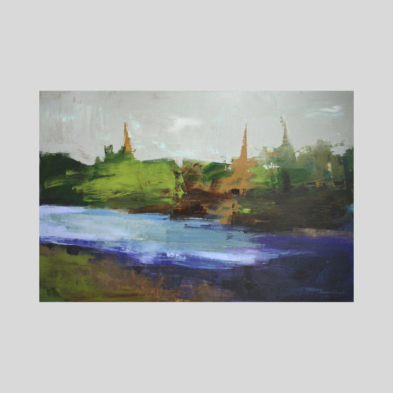 "Rapids" 40 x 60” Painting Peter Colbert