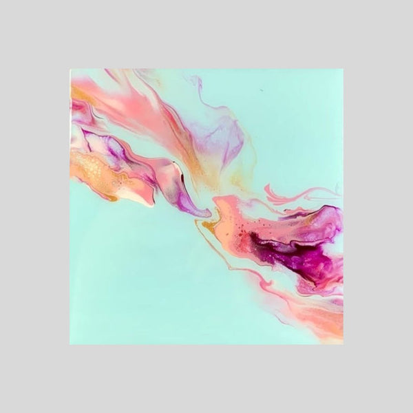 Robin, 6" x 6" Painting W. Mataija