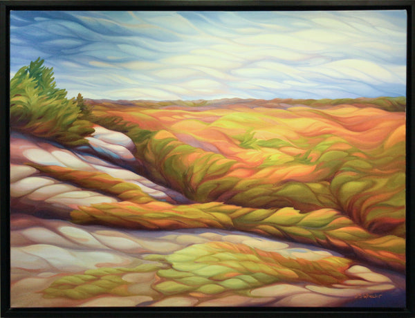 Rolling Ridge, 36" x 48" Painting J. Wheeler