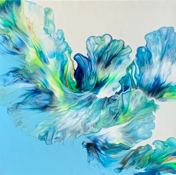 Spring Skies, 12" x 12" Painting Wendy Mataija