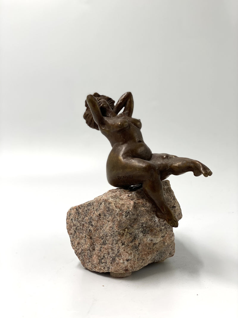 Sungoddess, ed. 36/50, 7" x 6.5" Sculpture A. Benyei