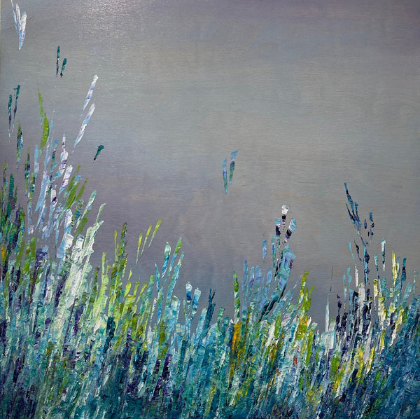 Sweet Grass, 24" x 24" Painting Kate Taylor