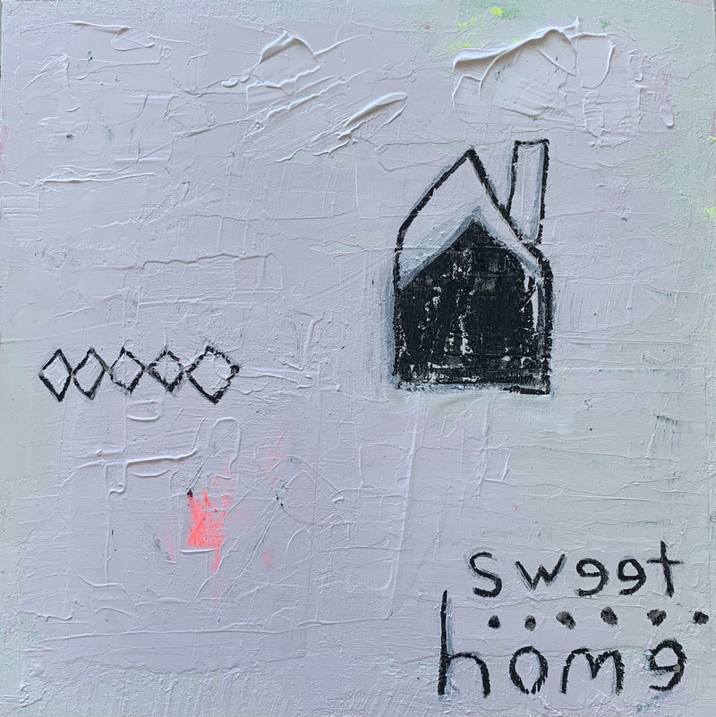 Sweet Home, 12" x 12" Painting C. Harte