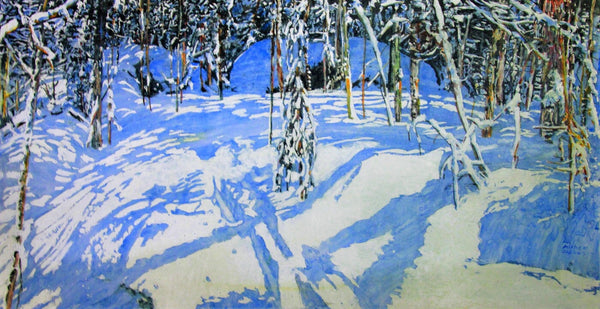 "trail thru sunlight 3," 24" x 48" Painting Micheal Zarowsky