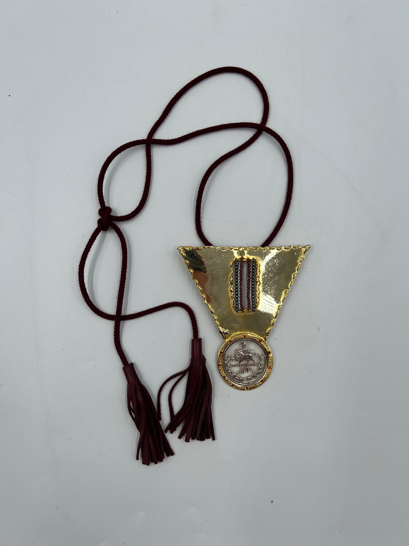 Triangle pendant necklace Merchandise Leyla Kashani