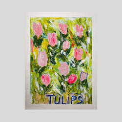 Tulips, 18" x 24" Painting Libby Sims