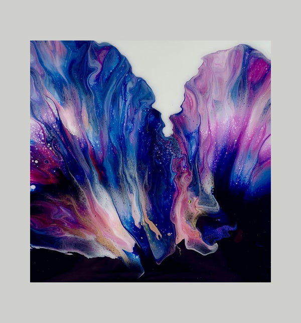 Unfolding, 6" x 6" Painting W. Mataija