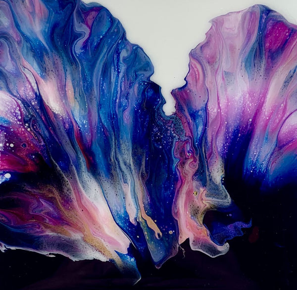 Unfolding, 6" x 6" Painting W. Mataija