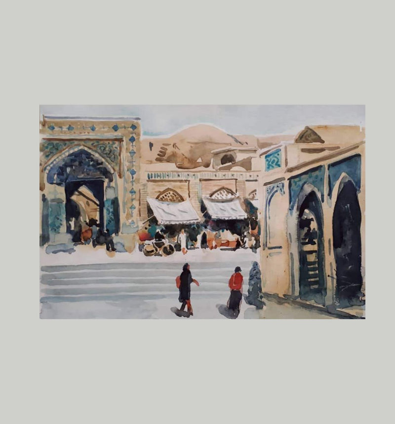 Untitled - 30" x 30" Painting M. Derakhshan