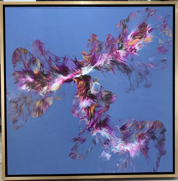 "Violet Speaks to Me," 30" x 30" Artwork Wendy Mataija