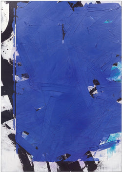 Vivid Blue #35, 68" x 48" Painting Ivo Stoyanov