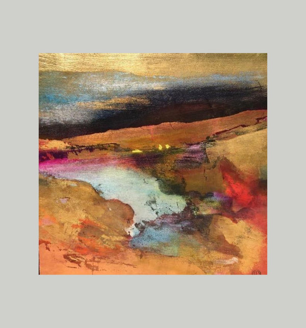 Washed Away, 24" x 24" Painting M. Hanson